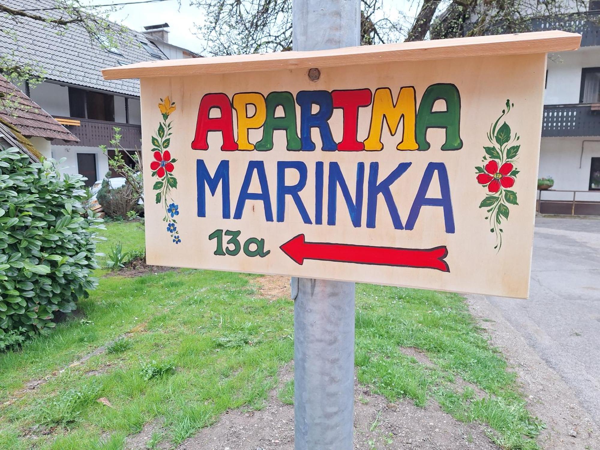 בוהין Apartmaji Marinka Hodnik מראה חיצוני תמונה